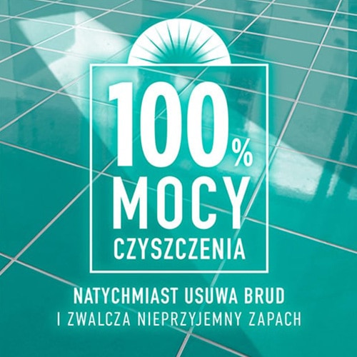 100% MOCY CZYSZCZENIA NATYCHMIAST USUWA BRUD I ZWALCZA NIEPRZYJEMNY ZAPACH