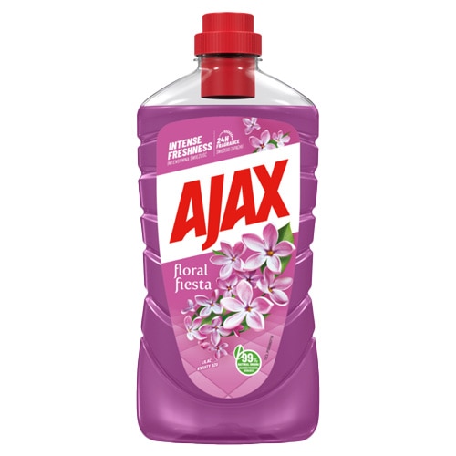 Widok butelki Ajax Lilac Breeze z przodu