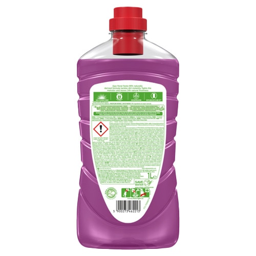 Widok z tyłu butelki Ajax Lilac Breeze