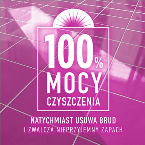 100% MOCY CZYSZCZENIA NATYCHMIAST USUWA BRUD I ZWALCZA NIEPRZYJEMNY ZAPACH